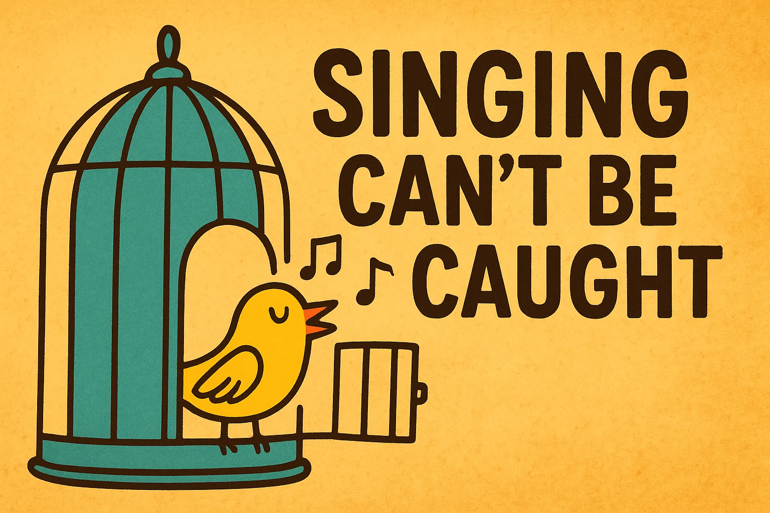 Singing Can't Be Caught